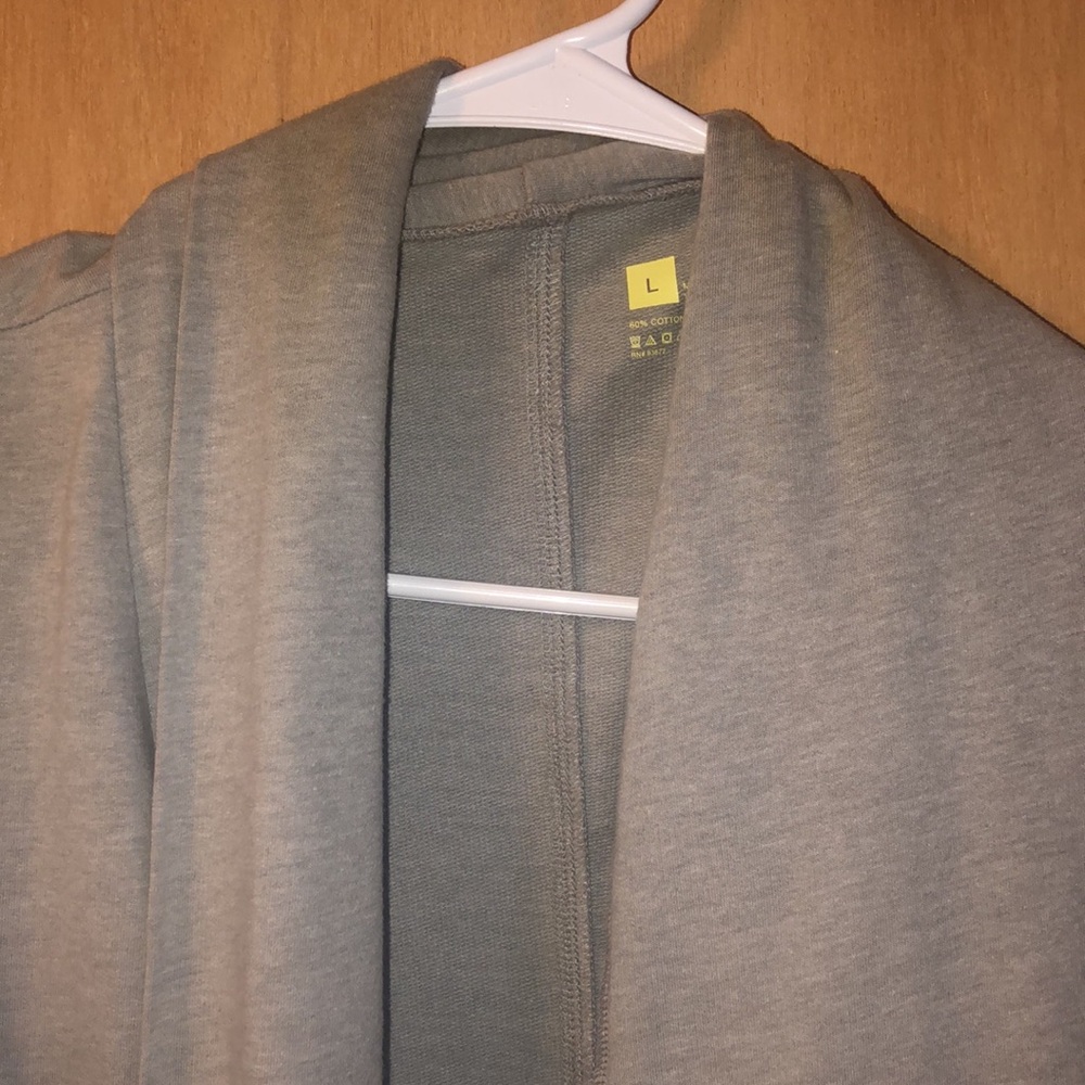 Xersion Lightweight Cardigan Long Draped Front Pockets! Large - Picture 3 of 4